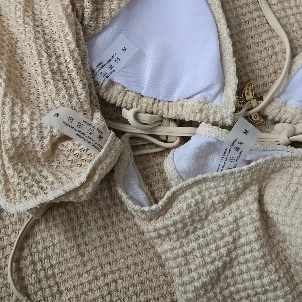 SHENHE Women's 3 Piece String Bikini Set #1070 NWOT
